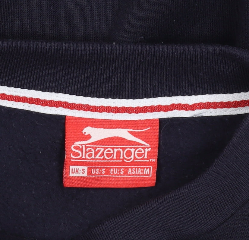 Slazenger Blue Crew Neck Sweatshirt S Men's Sports