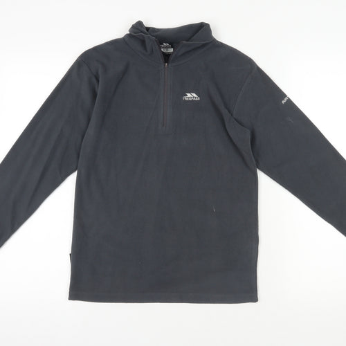 Trespass Grey 1/4 Zip Fleece Boys Sweatshirt 11-12 Years
