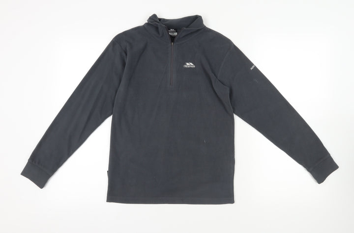 Trespass Grey 1/4 Zip Fleece Boys Sweatshirt 11-12 Years