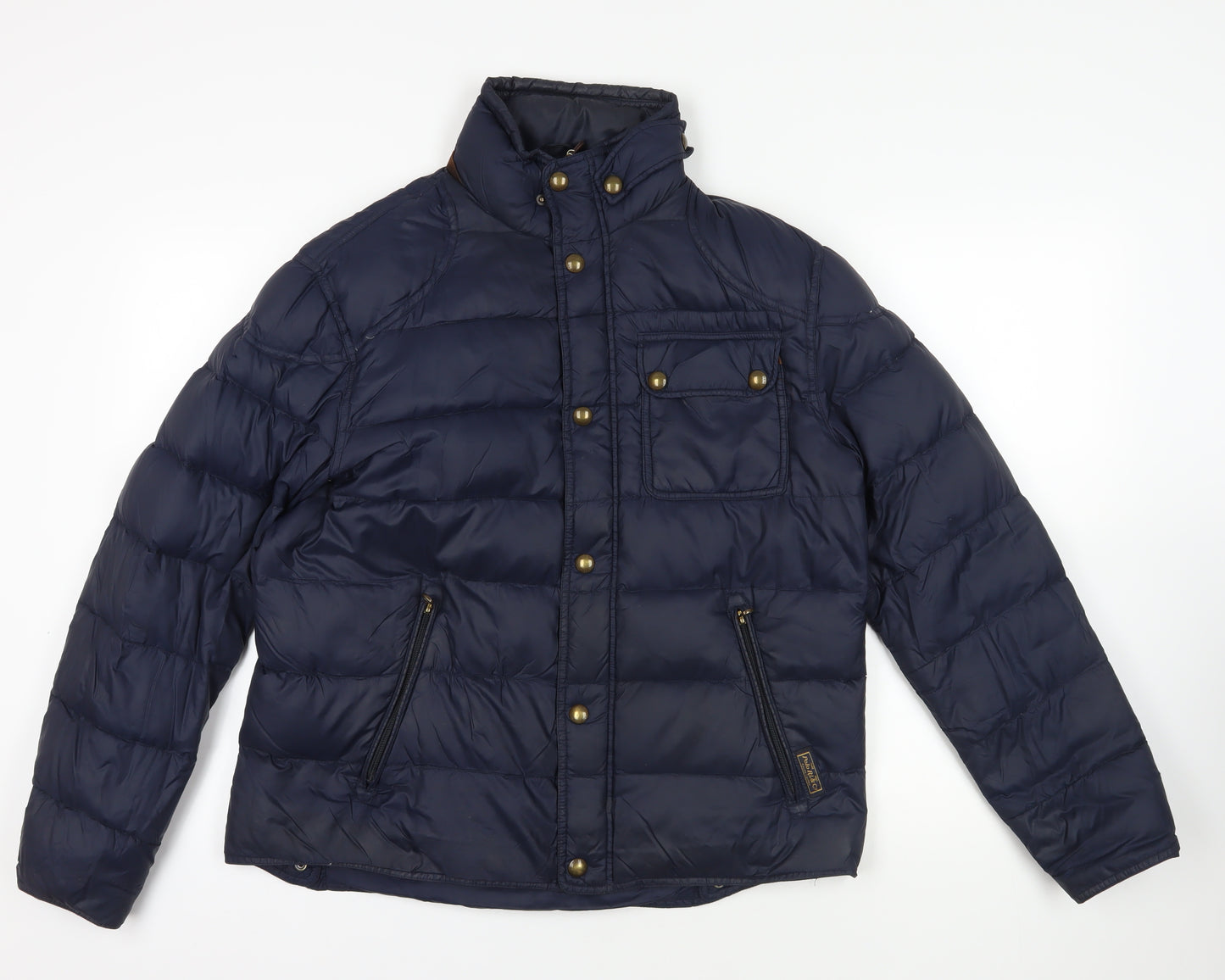 Polo Ralph Lauren Blue Puffer Jacket - L, Winter Ready