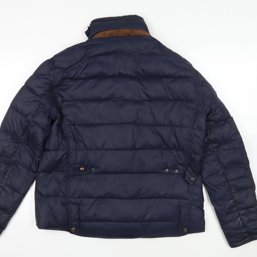 Polo Ralph Lauren Blue Puffer Jacket - L, Winter Ready