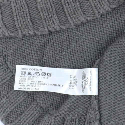 Rocha Little Rocha Grey Striped Knit Cardigan 18-24 Months