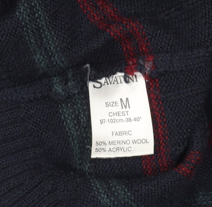 Savatini Multicoloured Striped Wool Acrylic Jumper