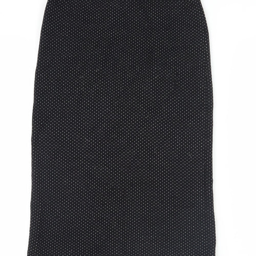 East Black Wool Skirt - Size S, Elegant Pencil Style