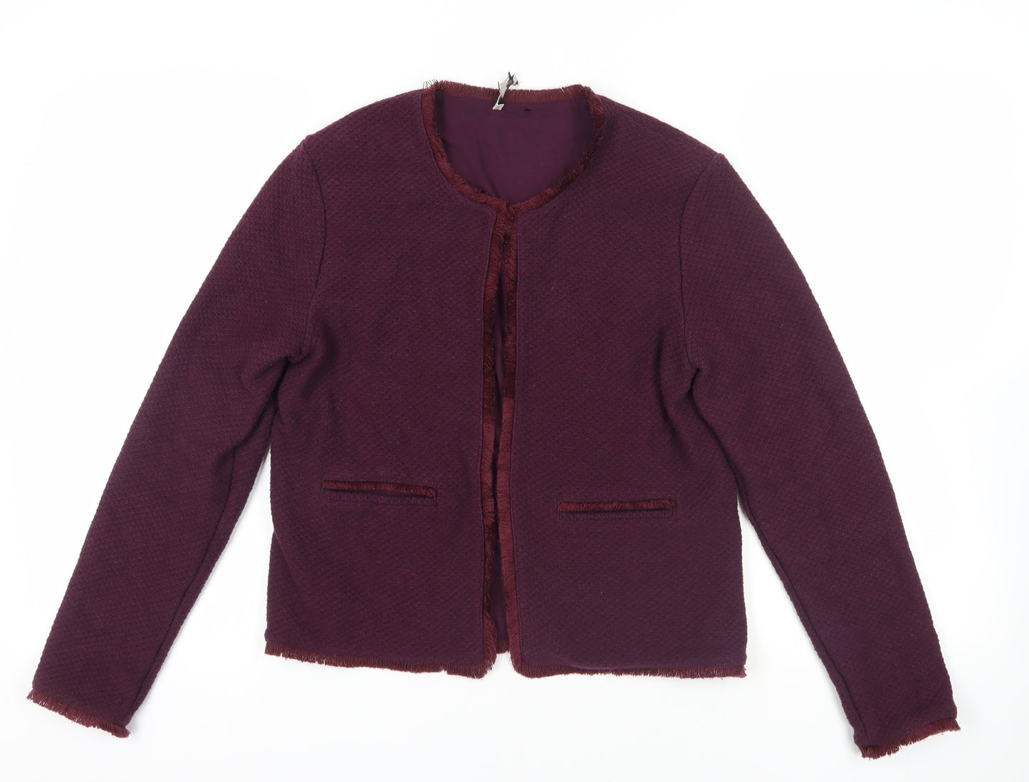 Kettlewell Purple Jacket, Size M, Casual Cotton Blend