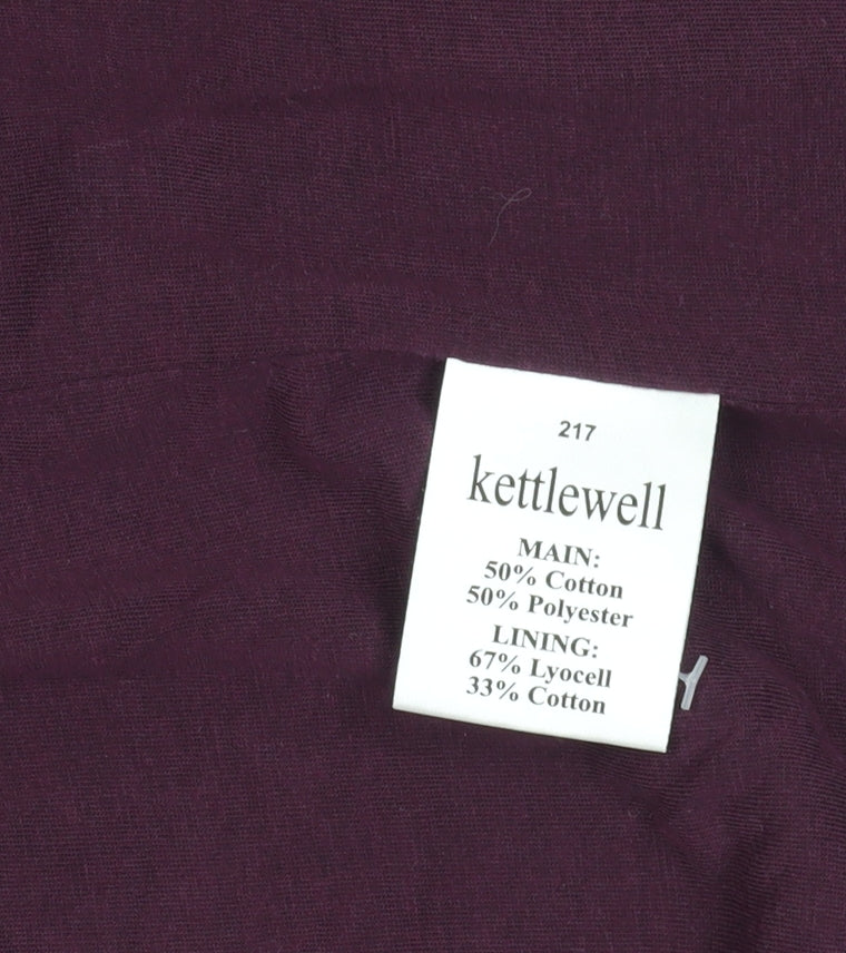 Kettlewell Purple Jacket, Size M, Casual Cotton Blend