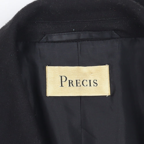Precis Black Blazer Women Size 14 Classic Style