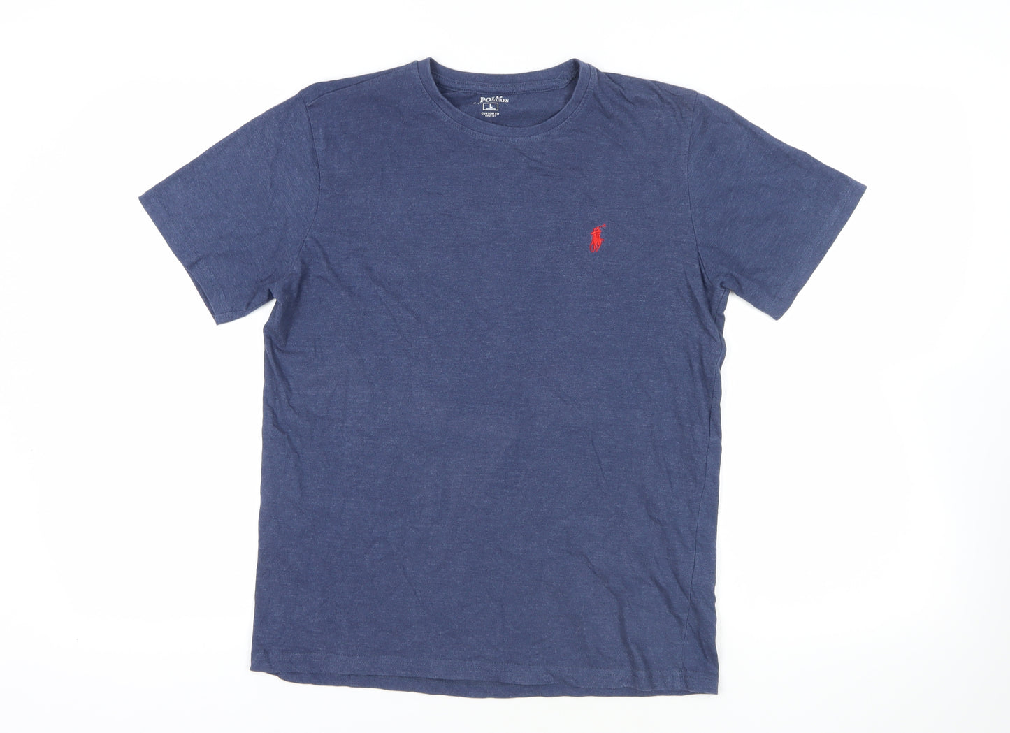 Polo Ralph Lauren Blue T-Shirt, Size L, Slim Fit