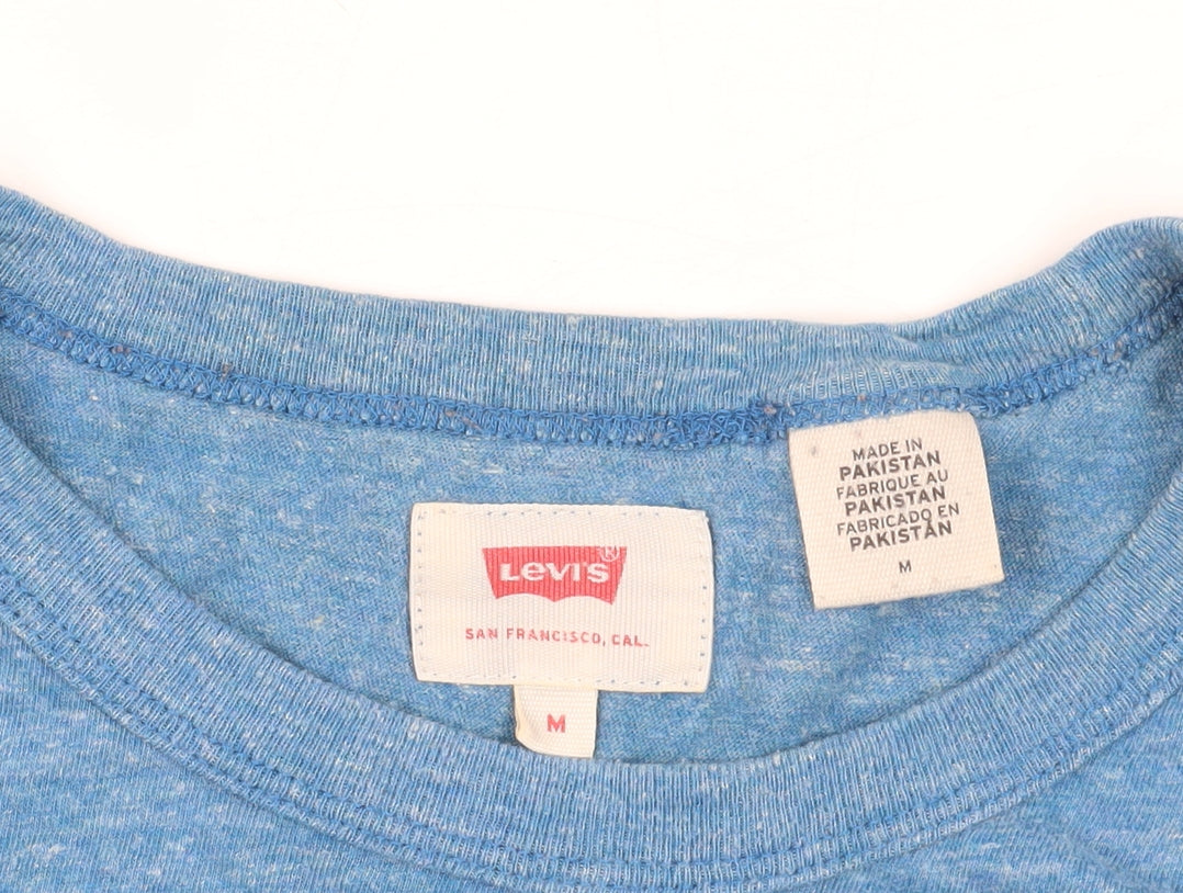 Levi's Blue Crew Neck T-Shirt - Medium