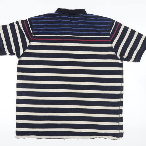 One Valley Striped Polo Shirt Multi L