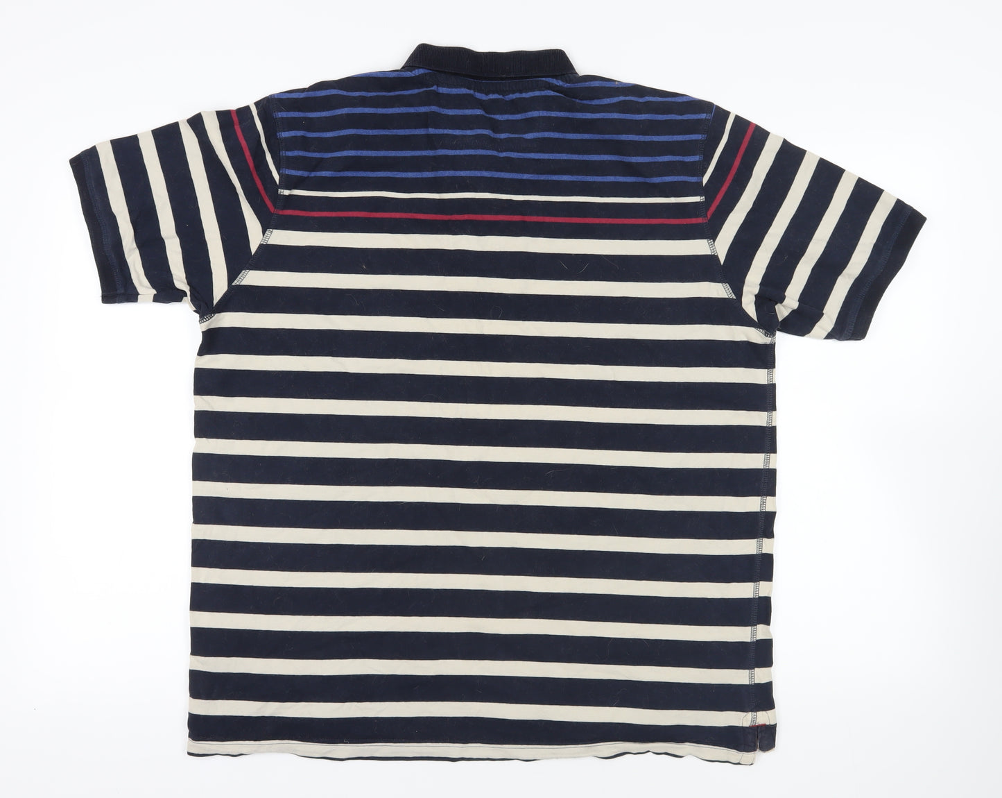 One Valley Striped Polo Shirt Multi L