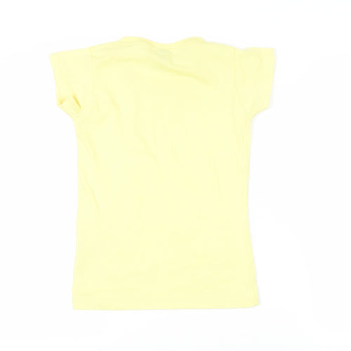 Trespass Yellow Heart Print T-Shirt, Size S