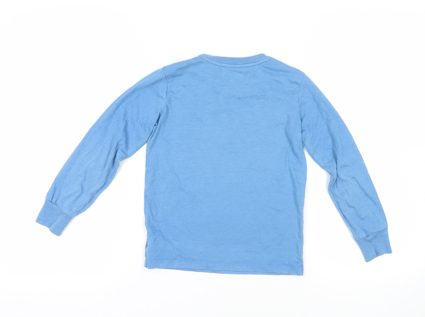 Gap Kids Blue Graphic Long Sleeve T-Shirt 6-7 Years