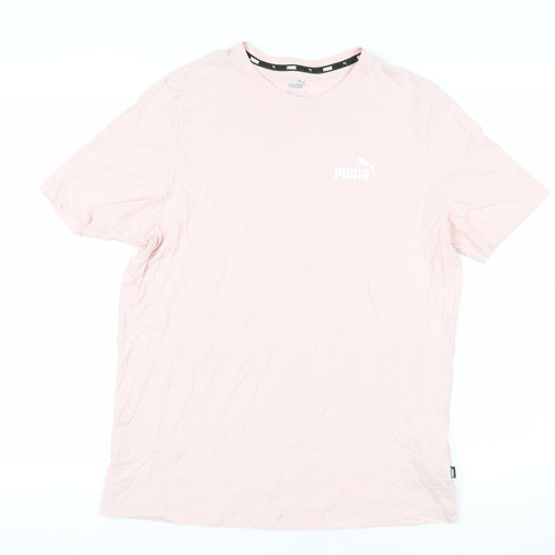 Puma Pink Women's Basic T-Shirt Size 12