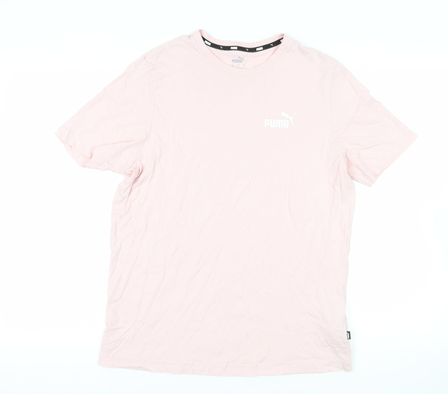 Puma Pink Women's Basic T-Shirt Size 12