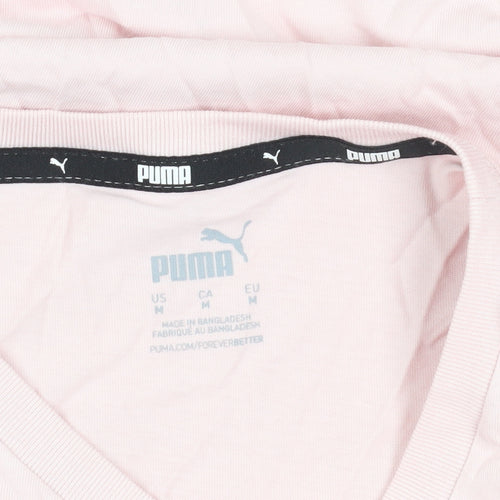 Puma Pink Women's Basic T-Shirt Size 12