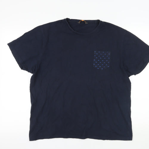 Ben Sherman Navy Blue XL Men's Cotton T-Shirt