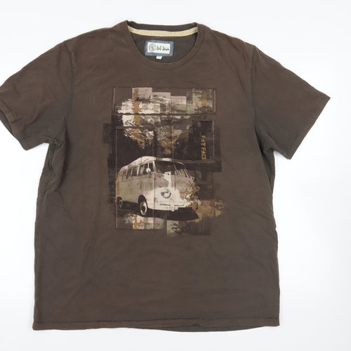 Fat Face Brown XL Vintage Campervan T-Shirt