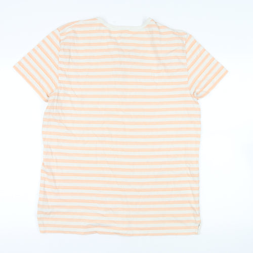A|X Armani Exchange Henley Striped T-Shirt L