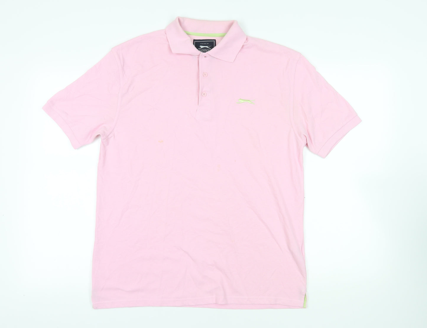 Slazenger Pink Polo Shirt Medium