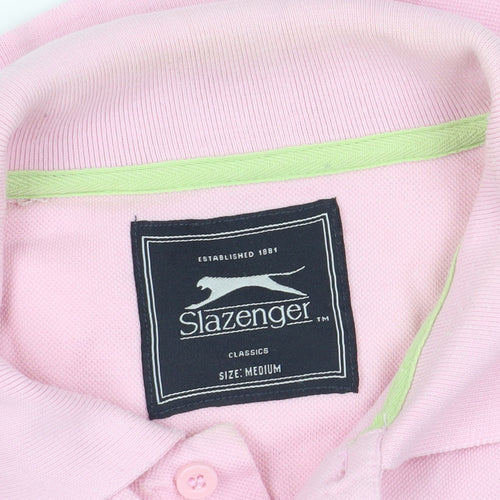 Slazenger Pink Polo Shirt Medium