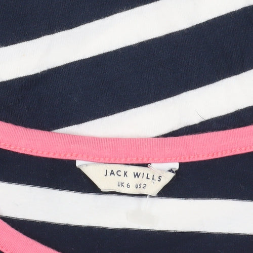 Jack Wills Stripe T-Shirt Dress, UK 6