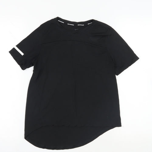 Nike Black Running T-Shirt S, Lightweight & Moisture-Wicking