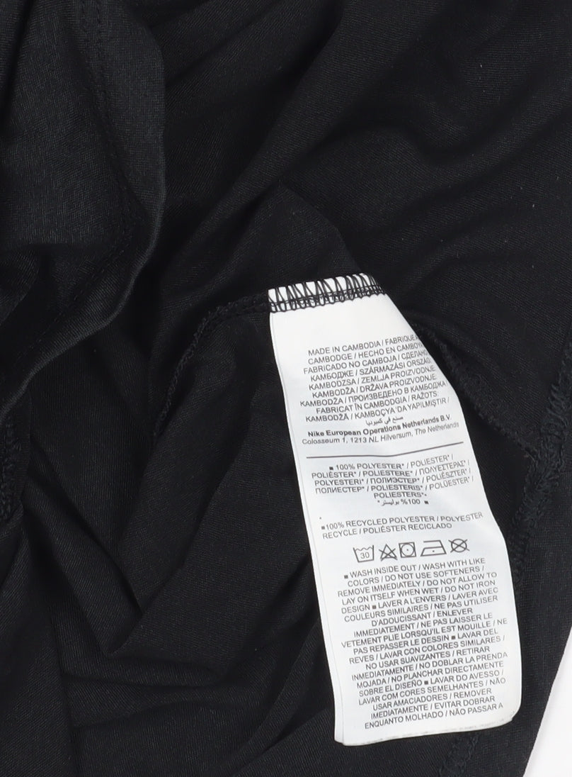 Nike Black Running T-Shirt S, Lightweight & Moisture-Wicking