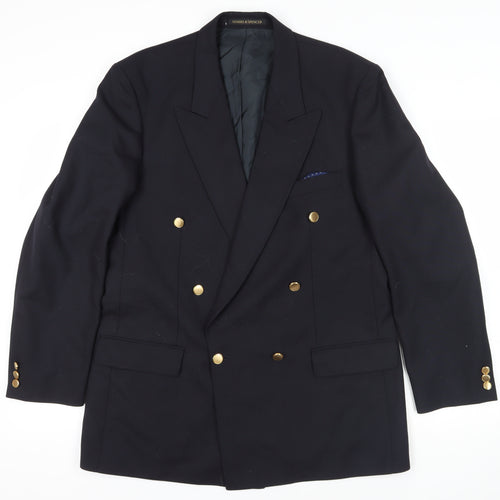 Marks and Spencer Navy Double Breasted Blazer 42