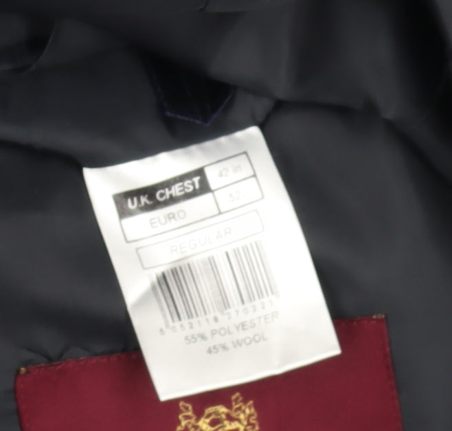 Marks and Spencer Navy Double Breasted Blazer 42