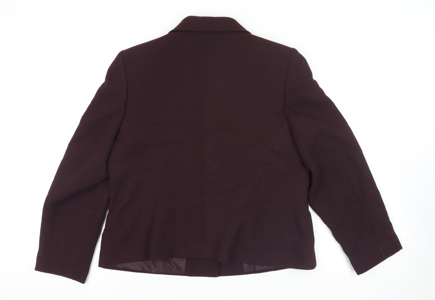 Marks and Spencer Burgundy Blazer Size 18 Petite