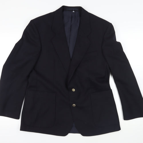 Marks and Spencer Black Wool Blazer, Size 40