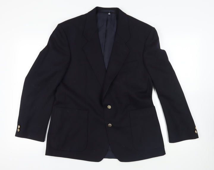 Marks and Spencer Black Wool Blazer, Size 40