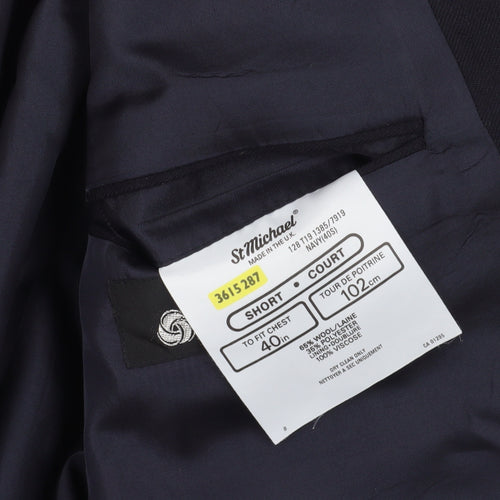 Marks and Spencer Black Wool Blazer, Size 40