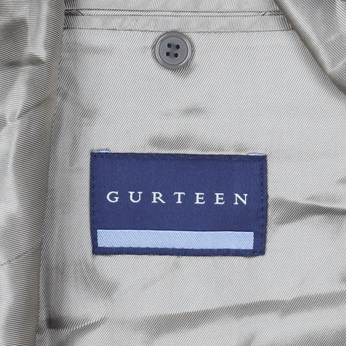 Gurteen Brown Check Blazer, Size L, Regular Fit