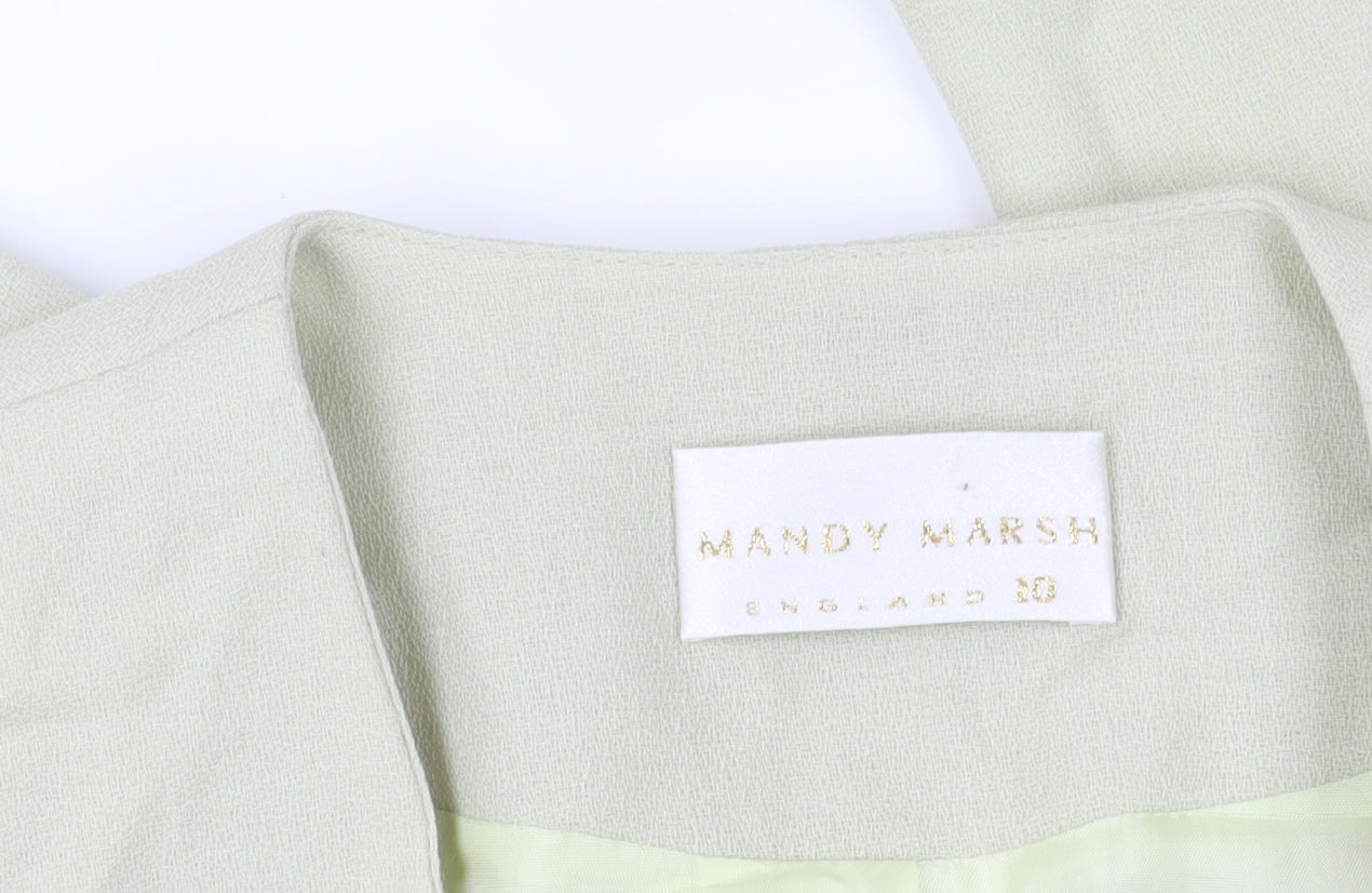 Mandy Marsh Beige Wool Blazer Size 10