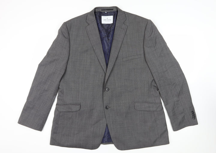 Daniel Hechter Grey Blazer, Size 48, Wool, Excellent