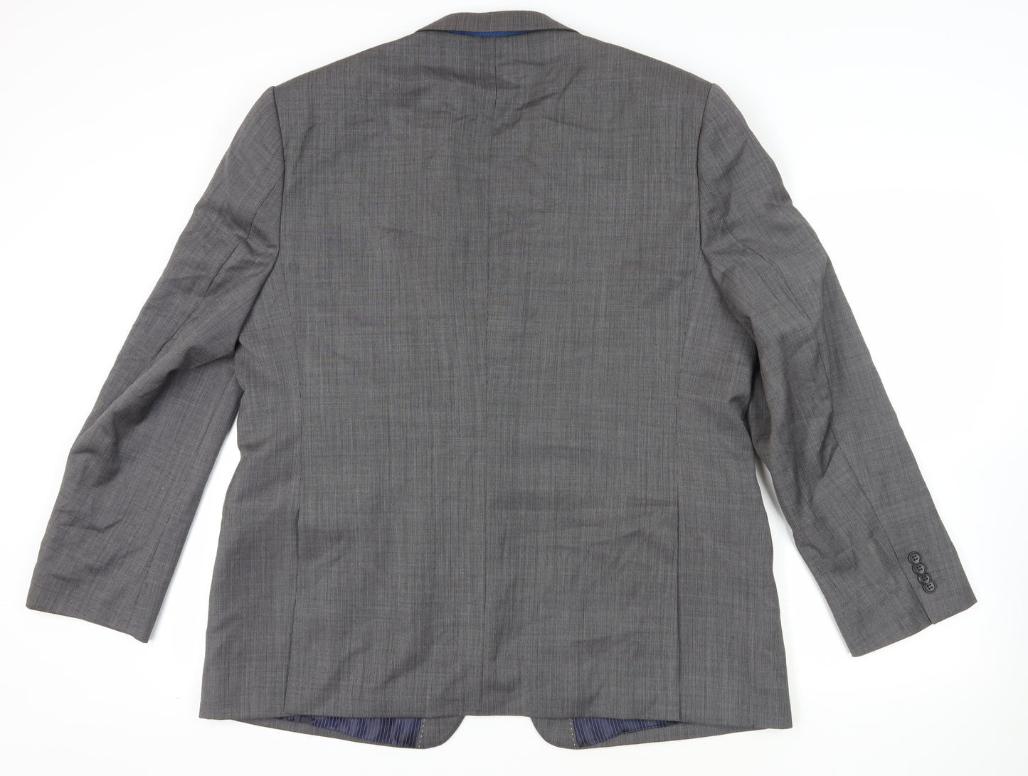 Daniel Hechter Grey Blazer, Size 48, Wool, Excellent