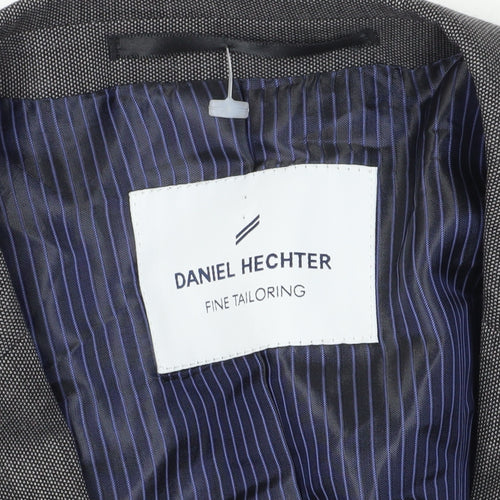 Daniel Hechter Grey Blazer, Size 48, Wool, Excellent