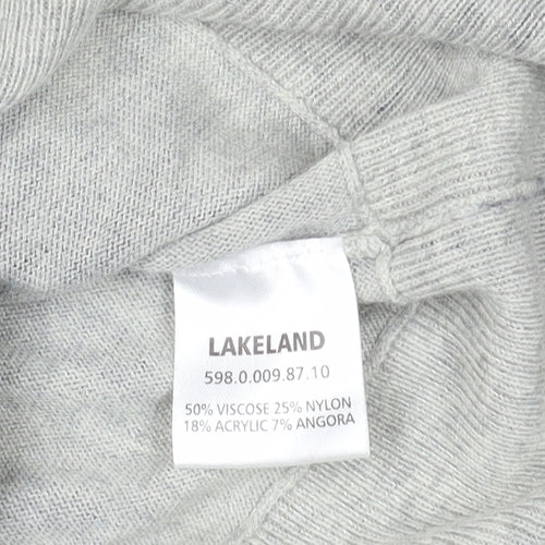 Lakeland Multicoloured V-Neck Pullover Jumper, Size 10