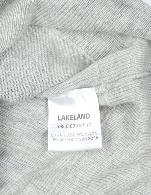 Lakeland Multicoloured V-Neck Pullover Jumper, Size 10