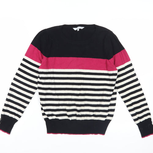 Red Herring Striped Multicoloured Jumper Size 12