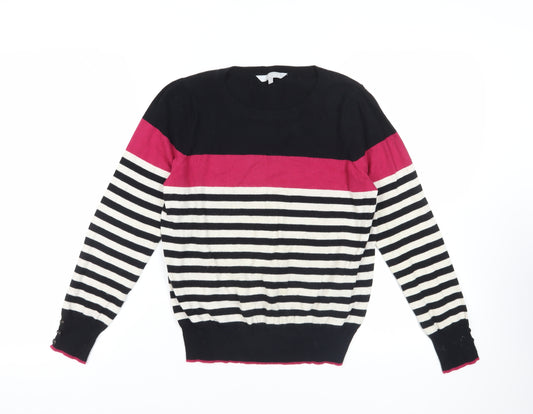 Red Herring Striped Multicoloured Jumper Size 12