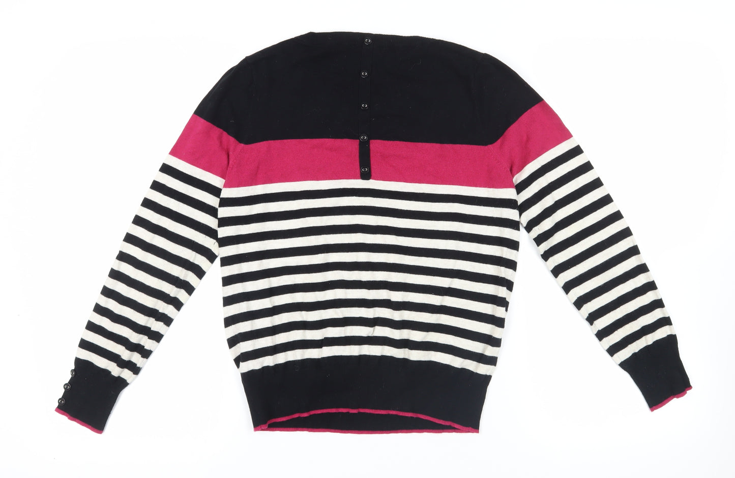 Red Herring Striped Multicoloured Jumper Size 12