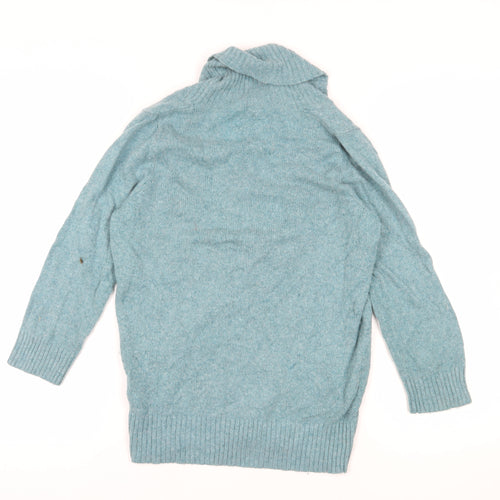 Marks and Spencer Blue Wrap Jumper, Size 12