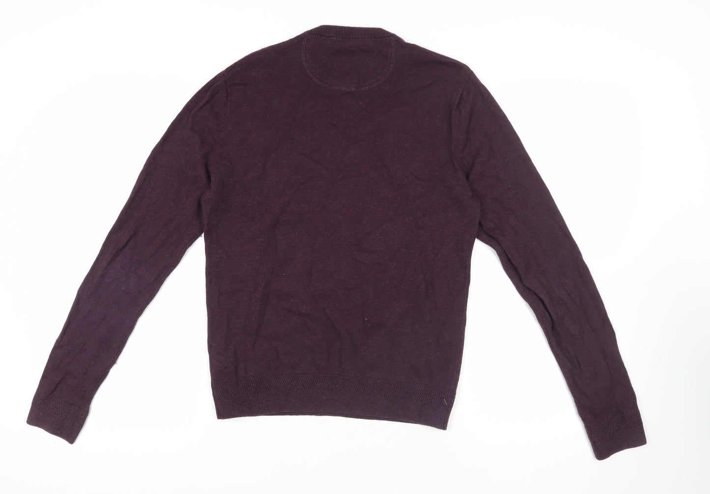 Jack Wills Purple Pullover M Knit Jumper