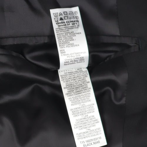 Marks and Spencer Black Blazer 42 XL Formal Jacket