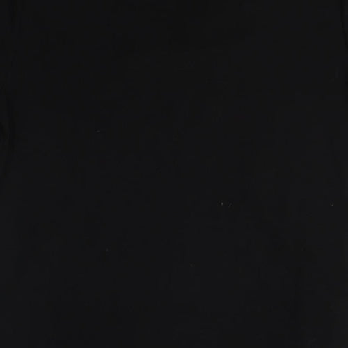 Viz a Viz Womens Black Cotton Pencil Dress Size S V-Neck