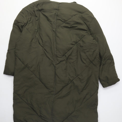 Urban Outfitters Womens Green Puffer Jacket Coat Size M Zip