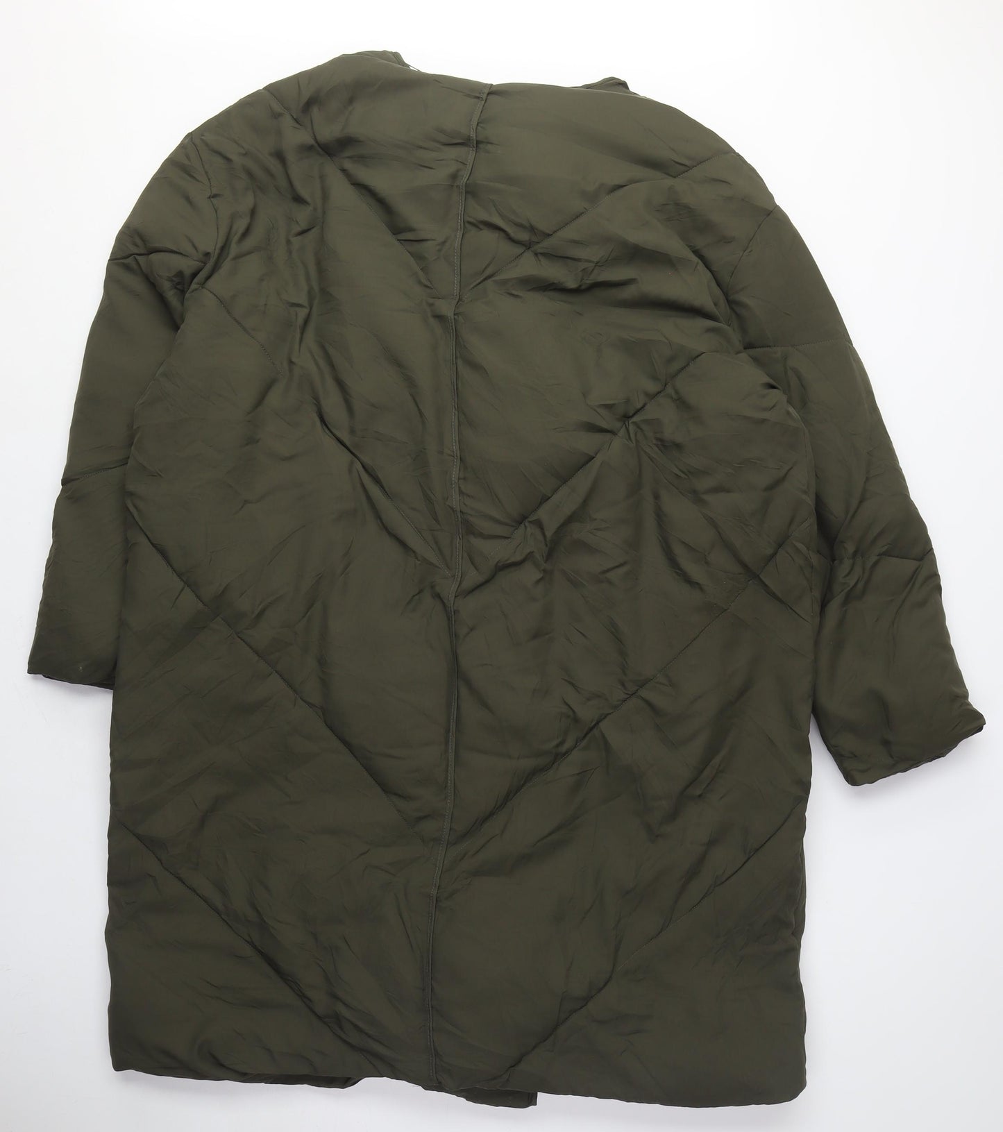 Urban Outfitters Womens Green Puffer Jacket Coat Size M Zip